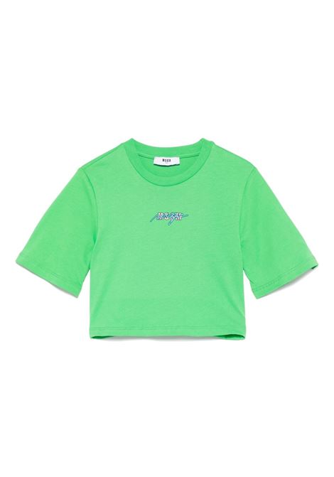 T-shirt con logo MSGM KIDS | S5MSJGTH080MS006